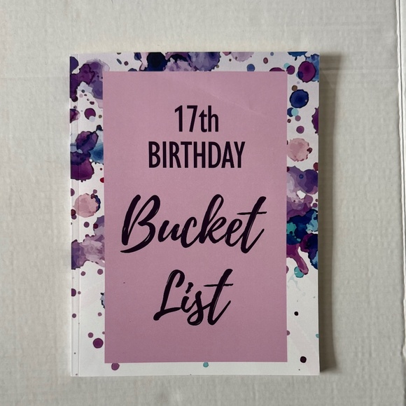 Seventeenth Birthday Bucket List Paperback Journal Never Used - Picture 2 of 5